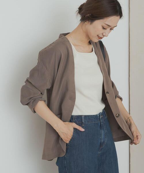 セール】ノーカラージャケット（ノーカラージャケット）｜URBAN