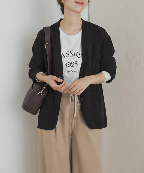 sss.w☆完売品・新品☆ アーバンリサーチ　ノーカラージャケット URBAN RESEARCH ジャケット ノーカラージャケット 「2サイズ展開」ノー