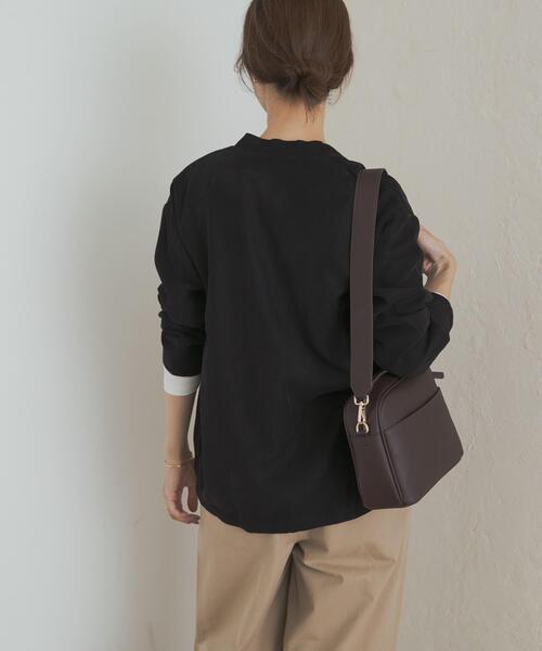 URBAN RESEARCH DOORS(アーバンリサーチドアーズ)の「ノーカラージャケット(ノーカラージャケット・レディース・ベージュ/ブラック・MEDIUM)」の22枚目の写真