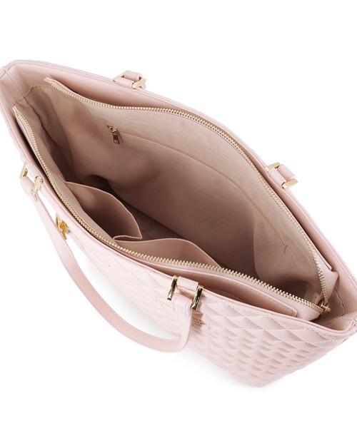 PAUL & JOE ACCESSOIRES（ポールアンドジョーアクセソワ）の「ポール ＆ ジョー アクセソワ トートバッグ <キルティング>（トートバッグ・レディース・ブラック/アイボリー/ピンク・FREE）」の15枚目の写真