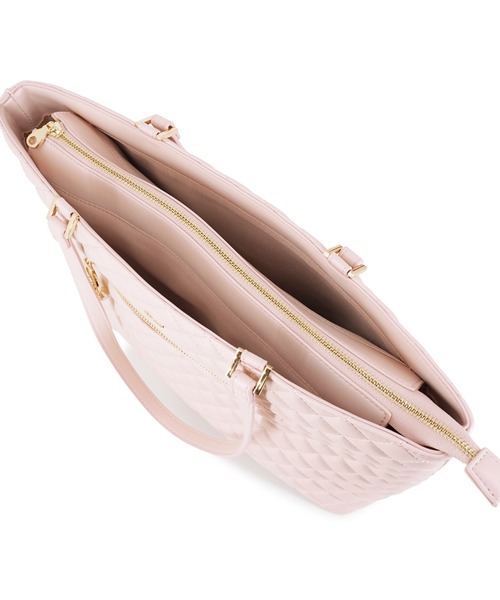 PAUL & JOE ACCESSOIRES（ポールアンドジョーアクセソワ）の「ポール ＆ ジョー アクセソワ トートバッグ <キルティング>（トートバッグ・レディース・ブラック/アイボリー/ピンク・FREE）」の16枚目の写真