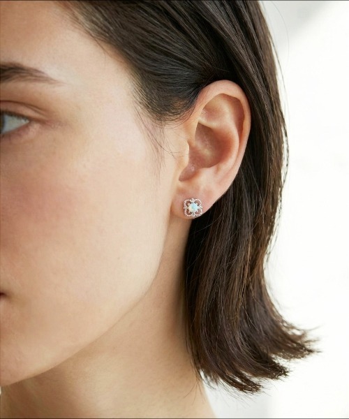 Burner(バーナー)の「【blatto 925silver】シルバー925 フラワーモチーフ クラシカルピアス esm-pierce-24-16【RBTS】(ピアス(両耳用)・レディース・シルバー/ゴールド・FREE)」の2枚目の写真