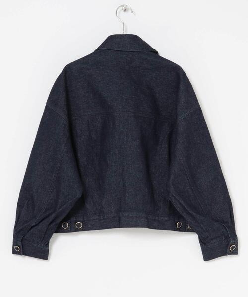 F by ROSSO（エフバイロッソ）の「F by ROSSO　デニムオーバージャケット（デニムジャケット・レディース・インディゴブルー・FREE）」の16枚目の写真
