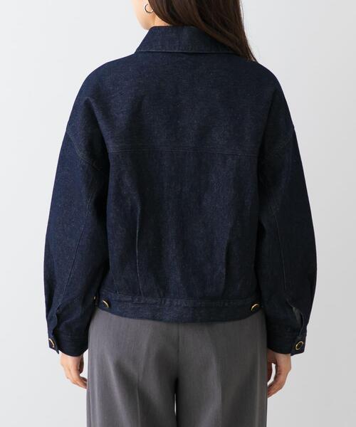 F by ROSSO（エフバイロッソ）の「F by ROSSO　デニムオーバージャケット（デニムジャケット・レディース・インディゴブルー・FREE）」の10枚目の写真