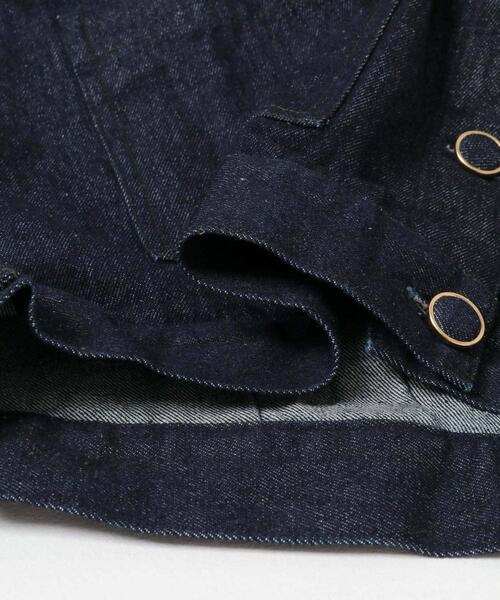 F by ROSSO（エフバイロッソ）の「F by ROSSO　デニムオーバージャケット（デニムジャケット・レディース・インディゴブルー・FREE）」の4枚目の写真