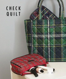 ROOTOTE（ルートート）の「ルートート / WR.ポーチ.チェックキルトｰC（ポーチ）」