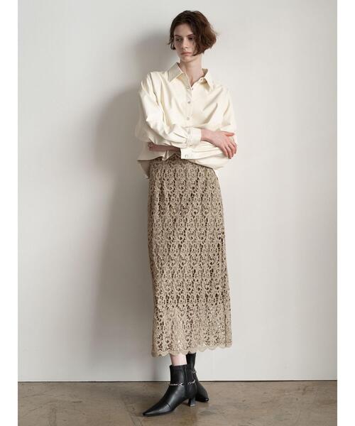 ケミカルレースナロースカート《2025Autumn catalog vol.2 item》