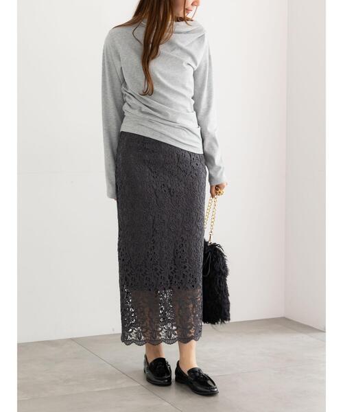 ケミカルレースナロースカート《2025Autumn catalog vol.2 item》