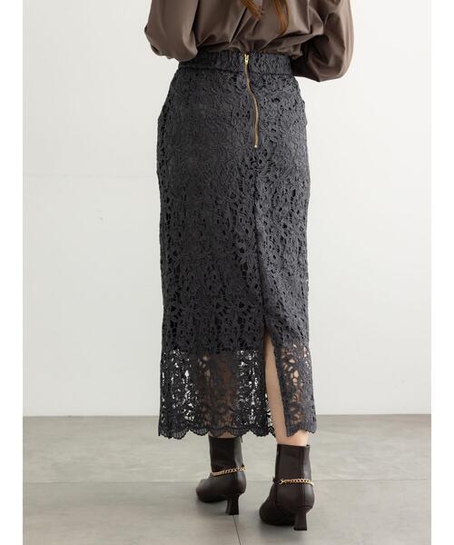 ケミカルレースナロースカート《2025Autumn catalog vol.2 item》