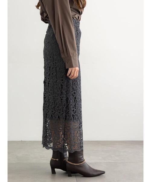 ケミカルレースナロースカート《2025Autumn catalog vol.2 item》