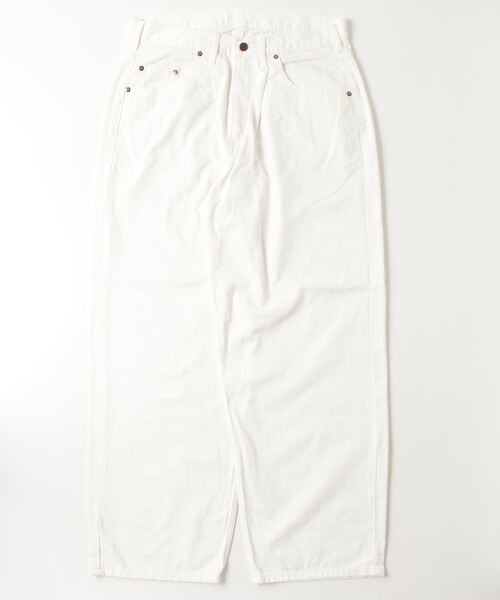 GUNG HO（ガンホー）の「GUNG HO / ガンホー DENIM BAGGY PANTS バギーデニムパンツ（デニムパンツ・メンズ・ホワイト/ブラック系1・SMALL/LARGE）」の2枚目の写真