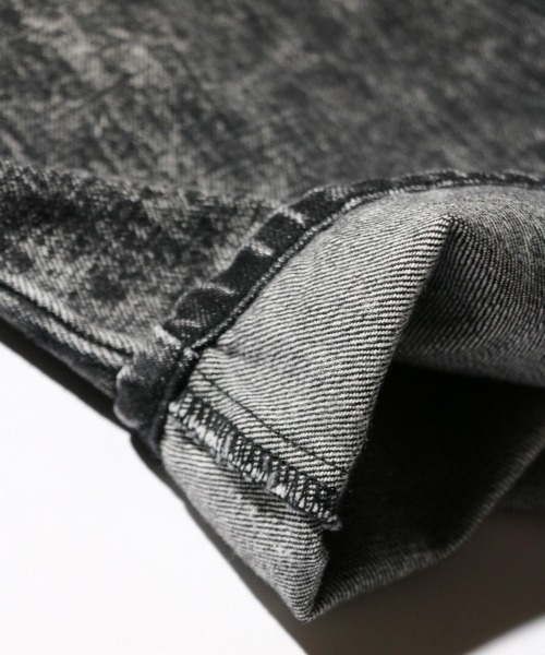 GUNG HO（ガンホー）の「GUNG HO / ガンホー DENIM BAGGY PANTS バギーデニムパンツ（デニムパンツ・メンズ・ホワイト/ブラック系1・SMALL/LARGE）」の9枚目の写真
