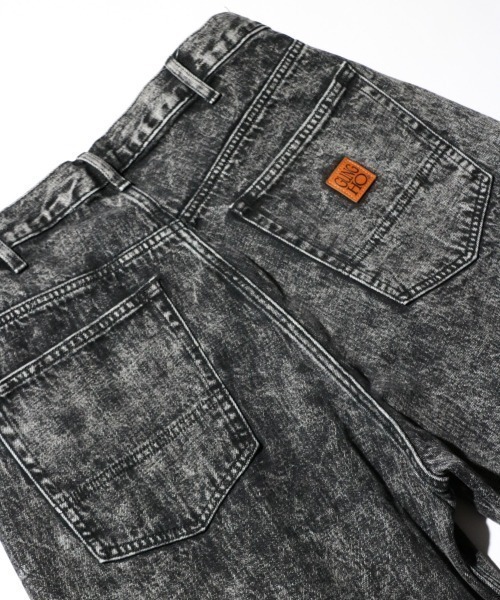 GUNG HO（ガンホー）の「GUNG HO / ガンホー DENIM BAGGY PANTS バギーデニムパンツ（デニムパンツ・メンズ・ホワイト/ブラック系1・SMALL/LARGE）」の10枚目の写真