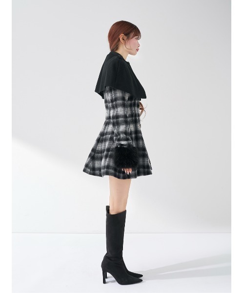 Darich（ダーリッチ）の「ケープチェックナポレオンコート（その他