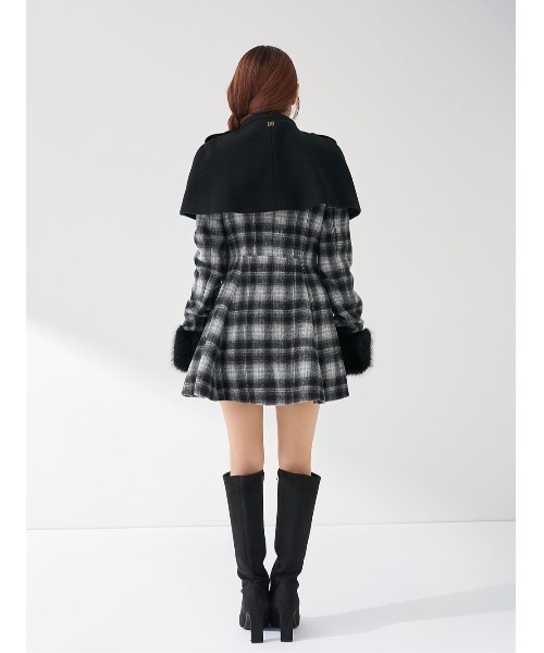 Darich（ダーリッチ）の「ケープチェックナポレオンコート（その他