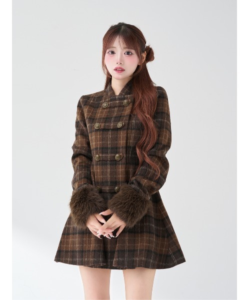 Darich（ダーリッチ）の「ケープチェックナポレオンコート（その他
