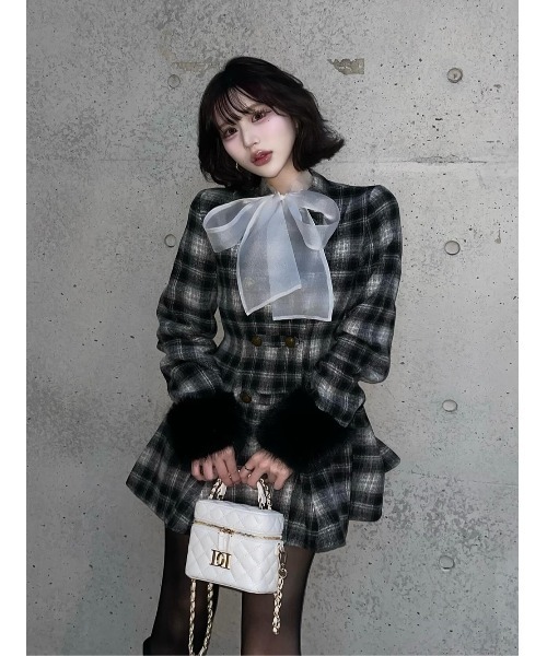 Darich（ダーリッチ）の「ケープチェックナポレオンコート（その他