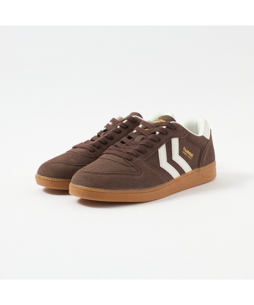 hummel(ヒュンメル)の「hummel/ヒュンメル HANDBALL PERFEKT CL(スニーカー・メンズ・グレー/ネイビー/ベビーピンク/ライトブルー/グリーン/ブラウン・26.5cm/25cm/24cm/22.5cm/27cm/28cm/23cm/25.5cm)」の1枚目の写真
