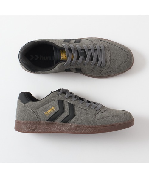 hummel(ヒュンメル)の「hummel/ヒュンメル HANDBALL PERFEKT CL(スニーカー・メンズ・グレー/ネイビー/ベビーピンク/ライトブルー・26.5cm/25cm/24cm/22.5cm/27cm/28cm/23cm/25.5cm)」の3枚目の写真