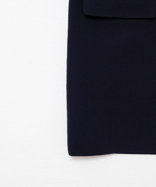 NOLLEY’S（ノーリーズ）の「《手洗い可能》ミラノリブニットベスト（ベスト・レディース・グレー/ネイビー・38）」の8枚目の写真