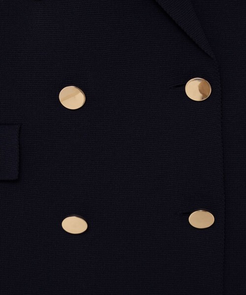 NOLLEY’S（ノーリーズ）の「《手洗い可能》ミラノリブニットベスト（ベスト・レディース・グレー/ネイビー・38）」の19枚目の写真