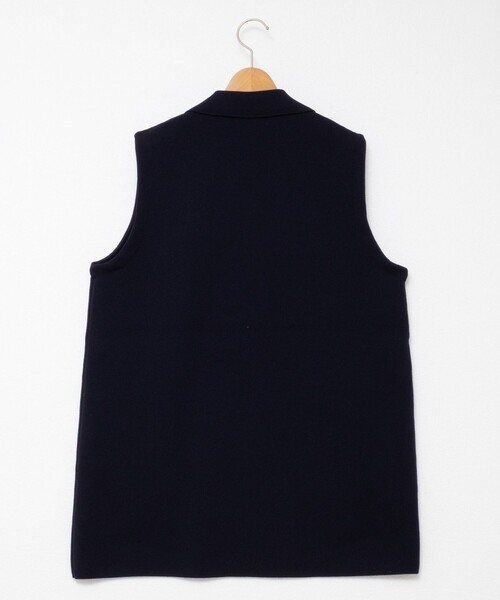 NOLLEY’S（ノーリーズ）の「《手洗い可能》ミラノリブニットベスト（ベスト・レディース・グレー/ネイビー・38）」の13枚目の写真