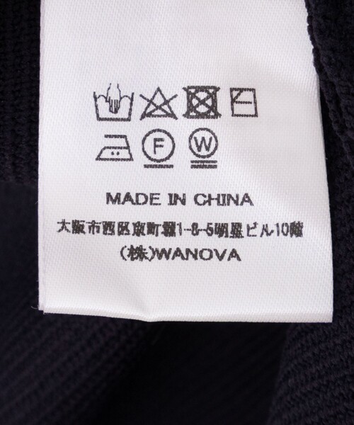 NOLLEY’S（ノーリーズ）の「《手洗い可能》ミラノリブニットベスト（ベスト・レディース・グレー/ネイビー・38）」の6枚目の写真