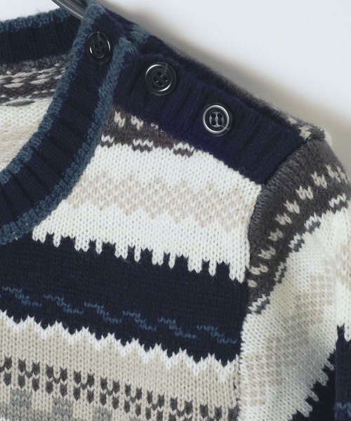 saです⭐︎未使用<&RC>ボーダープルオーバーブルー Curensology 【&RC】ボーダープルオーバー ブルー