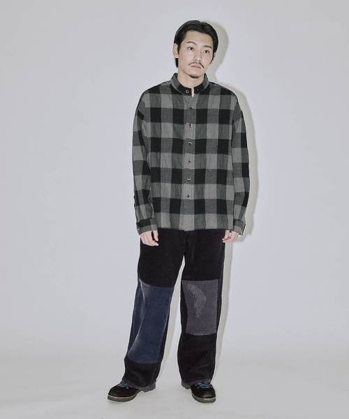 JOURNAL STANDARD J.S HOMESTEAD（ジャーナルスタンダードホームステッド）の「J.S.Homestead / コーデュロイ パッチ パンツ（その他パンツ・メンズ・ブラック/ブラウン・LARGE/MEDIUM）」の6枚目の写真