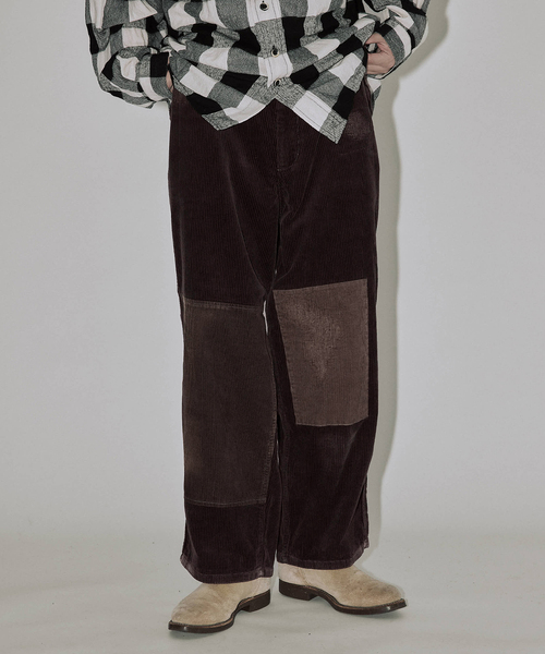 JOURNAL STANDARD J.S HOMESTEAD（ジャーナルスタンダードホームステッド）の「J.S.Homestead / コーデュロイ パッチ パンツ（その他パンツ・メンズ・ブラック/ブラウン・LARGE/MEDIUM）」の5枚目の写真