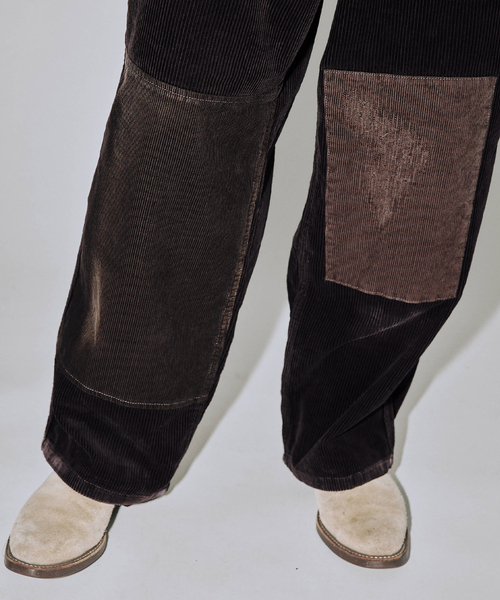 JOURNAL STANDARD J.S HOMESTEAD（ジャーナルスタンダードホームステッド）の「J.S.Homestead / コーデュロイ パッチ パンツ（その他パンツ・メンズ・ブラック/ブラウン・LARGE/MEDIUM）」の10枚目の写真