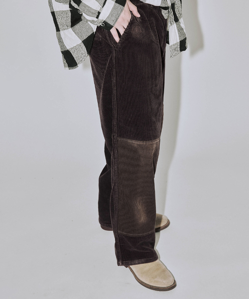 JOURNAL STANDARD J.S HOMESTEAD（ジャーナルスタンダードホームステッド）の「J.S.Homestead / コーデュロイ パッチ パンツ（その他パンツ・メンズ・ブラック/ブラウン・LARGE/MEDIUM）」の17枚目の写真
