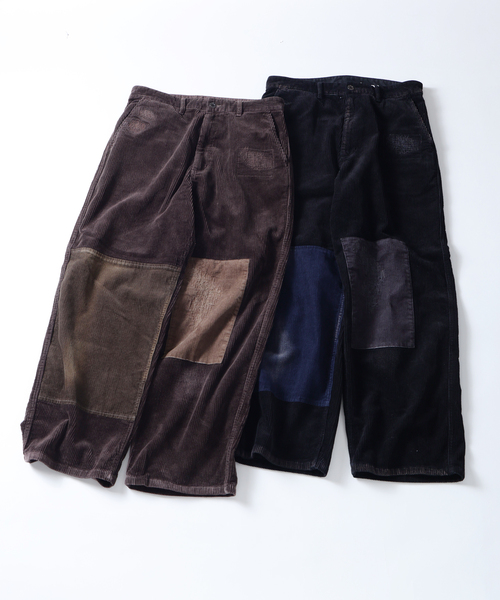 JOURNAL STANDARD J.S HOMESTEAD（ジャーナルスタンダードホームステッド）の「J.S.Homestead / コーデュロイ パッチ パンツ（その他パンツ・メンズ・ブラック/ブラウン・LARGE/MEDIUM）」の9枚目の写真
