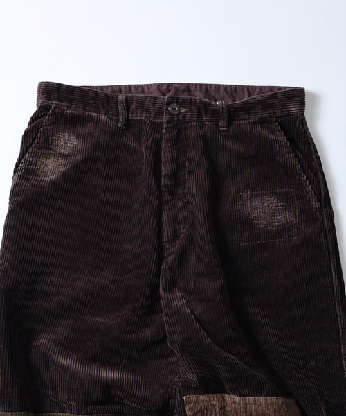 JOURNAL STANDARD J.S HOMESTEAD（ジャーナルスタンダードホームステッド）の「J.S.Homestead / コーデュロイ パッチ パンツ（その他パンツ・メンズ・ブラック/ブラウン・LARGE/MEDIUM）」の8枚目の写真