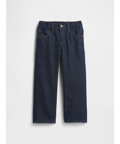 GAP(ギャップ)の「babyGap オリジナルストレート あったか裏地付きデニム(デニムパンツ・キッズ・インディゴブルー・70cm/80cm/90cm/95cm/100cm/105cm/110cm)」の1枚目の写真