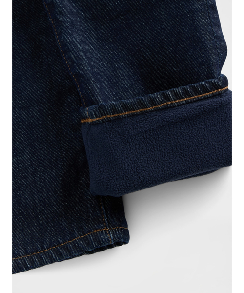 GAP(ギャップ)の「babyGap オリジナルストレート あったか裏地付きデニム(デニムパンツ・キッズ・インディゴブルー・70cm/80cm/90cm/95cm/100cm/105cm/110cm)」の3枚目の写真