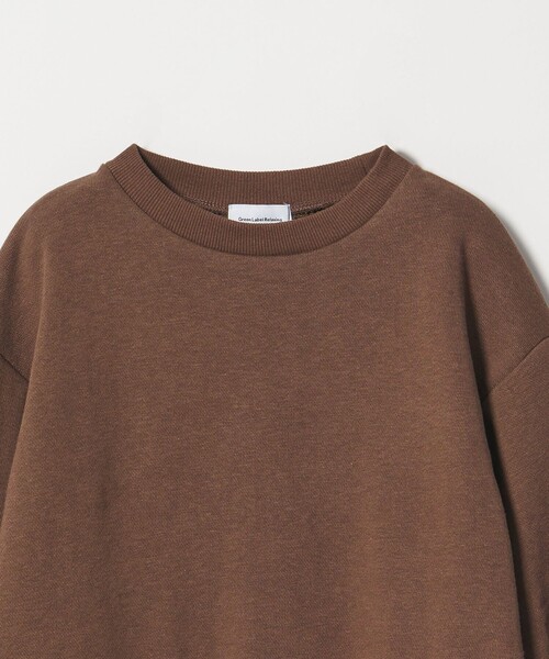 green label relaxing（グリーンレーベルリラクシング）の「【WEB限定】裏毛 クルーネック プルオーバー / スウェット / トレーナー  / キッズ 100cm-160cm（スウェット・キッズ・クリーム/グレー系/ブラック/ブラウン系・120cm/160cm/150cm/140cm/100cm/130cm/110cm）」の21枚目の写真