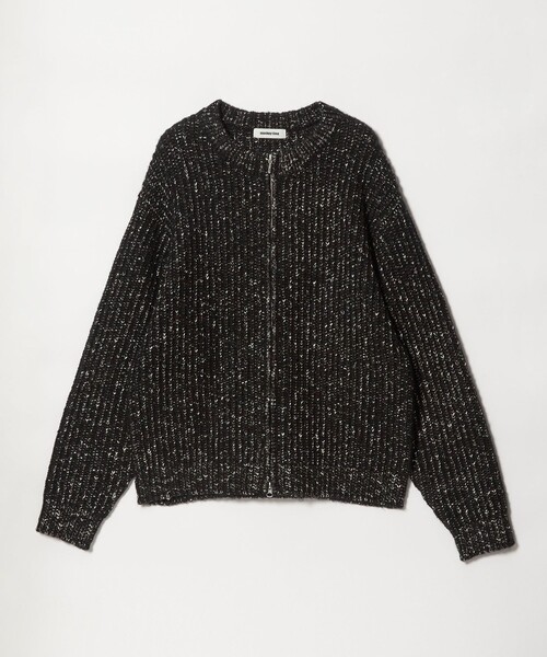 MONKEY TIME（モンキータイム）の「スラブ クルーネック ジップ カーディガン（カーディガン/ボレロ・メンズ・コバルトブルー/ブラック・S/M/L/XL）」の10枚目の写真