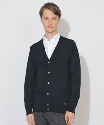 【美品】ブラックレーベル クレストブリッジ カーディガン Mサイズ 黒 メンズ BLACK LABEL CRESTBRIDGE｜ブラックレーベル・クレストブリッジ