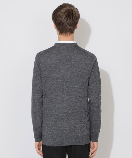 BLACK LABEL CRESTBRIDGE（ブラックレーベル・クレストブリッジ）の「【WEB限定】シャドーチェックニットカーディガン（カーディガン/ボレロ・メンズ・ネイビー/グレー系その他/ブラック・M/L/XL）」の6枚目の写真