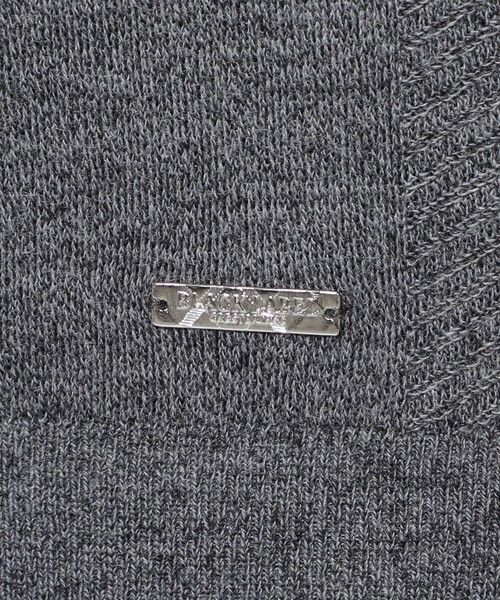BLACK LABEL CRESTBRIDGE（ブラックレーベル・クレストブリッジ）の「【WEB限定】シャドーチェックニットカーディガン（カーディガン/ボレロ・メンズ・ネイビー/グレー系その他/ブラック・M/L/XL）」の7枚目の写真
