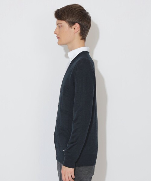 BLACK LABEL CRESTBRIDGE（ブラックレーベル・クレストブリッジ）の「【WEB限定】シャドーチェックニットカーディガン（カーディガン/ボレロ・メンズ・ネイビー/グレー系その他/ブラック・M/L/XL）」の17枚目の写真
