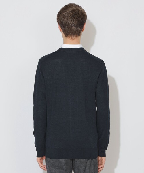 BLACK LABEL CRESTBRIDGE（ブラックレーベル・クレストブリッジ）の「【WEB限定】シャドーチェックニットカーディガン（カーディガン/ボレロ・メンズ・ネイビー/グレー系その他/ブラック・M/L/XL）」の18枚目の写真