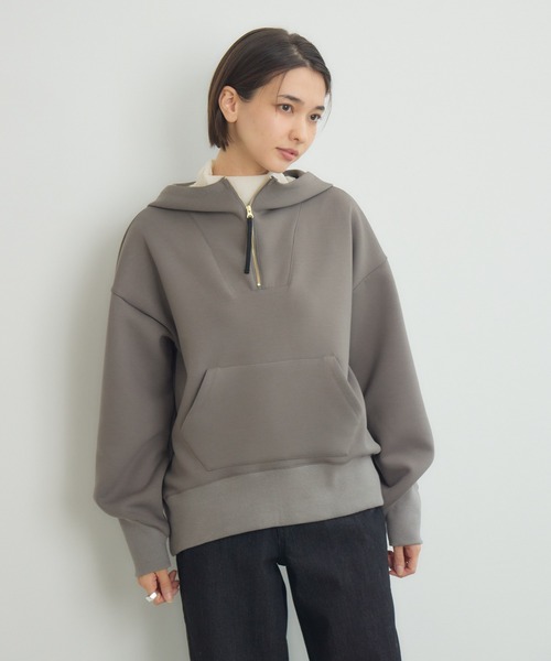 KATHARINE ROSS(キャサリンロス)の「【KATHARINE ROSS】スフレフーディ(パーカー・レディース・ブラック/アイボリー/グレー・MEDIUM)」の9枚目の写真