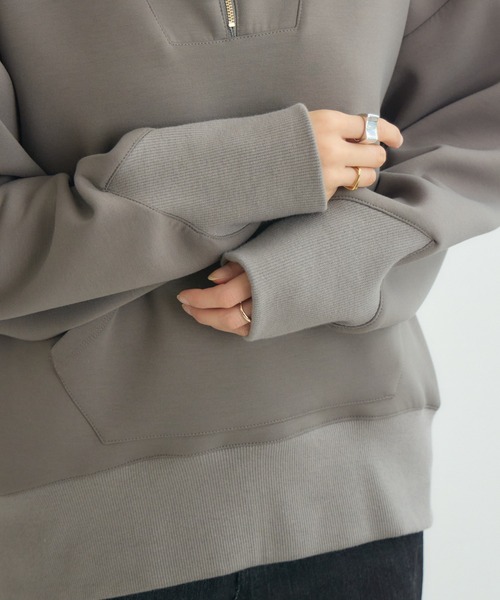 KATHARINE ROSS(キャサリンロス)の「【KATHARINE ROSS】スフレフーディ(パーカー・レディース・ブラック/アイボリー/グレー・MEDIUM)」の17枚目の写真