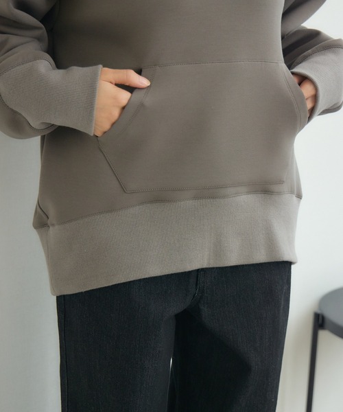 KATHARINE ROSS(キャサリンロス)の「【KATHARINE ROSS】スフレフーディ(パーカー・レディース・ブラック/アイボリー/グレー・MEDIUM)」の18枚目の写真