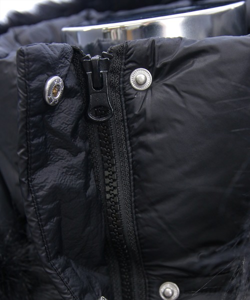 CLEAR BASIC（クリアベーシック）の「ベルト付きエコファー中綿ダウン［大人 カジュアル 着回し力抜群］≪AW新作≫（ダウンジャケット/コート・レディース・オフホワイト/ブラック・F）」の22枚目の写真