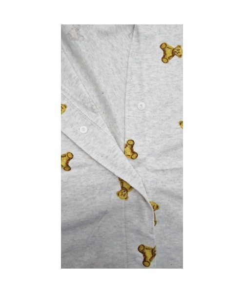 POLO BCS（ポロ ビーシーエス）の「POLO BCS 授乳ケープ 巾着袋付き ベア刺繍（授乳ケープ/授乳クッション・レディース・グレー/グレー系その他・FREE）」の3枚目の写真