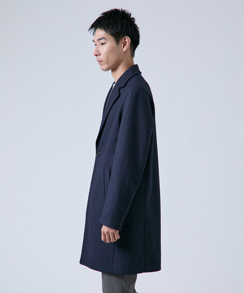 B.C STOCK（ベーセーストック）の「TRメルトン チェスターコート（チェスターコート・メンズ・ブラック/ネイビー・MEDIUM/LARGE）」の9枚目の写真