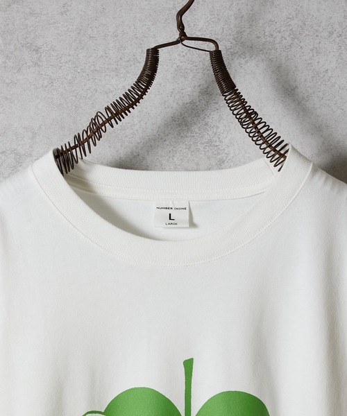 NUMBER (9)INE APPLE PRINTED CLASSIC L/S T-SHIRT / ナンバーナイン NUMBER (9)INE APPLE PRINTED CLASSIC L/S T-SHIRT / ナンバーナイン
